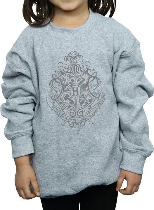 Actual product image Girls Hogwarts Draco Dormiens Crest Sweatshirt (140, 146)