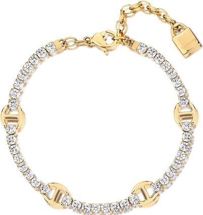 Brosway Desideri BEI078 sparkling gold-plated bracelet with zircons