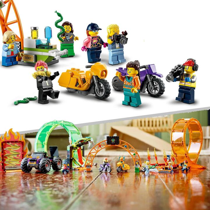 Produktbild LEGO Stuntshow-Doppellooping (60339, LEGO City)