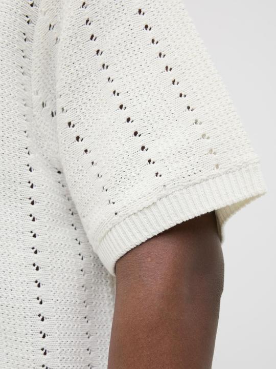 Actual product image Jack & Jones Jorparos Knit Easter Ss Crochet Polo (XXL)