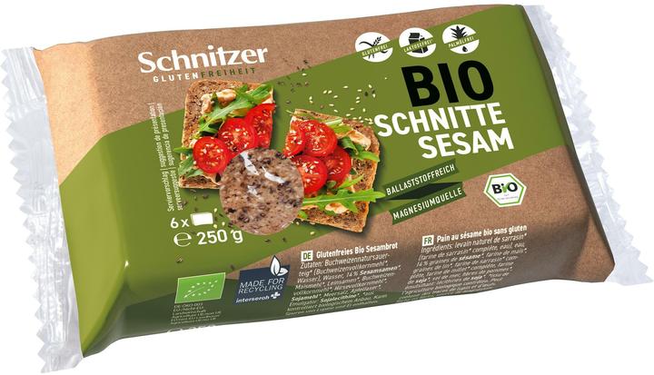 Produktbild Schnitzer Glutenfree Sesam Schnitten (250 g)