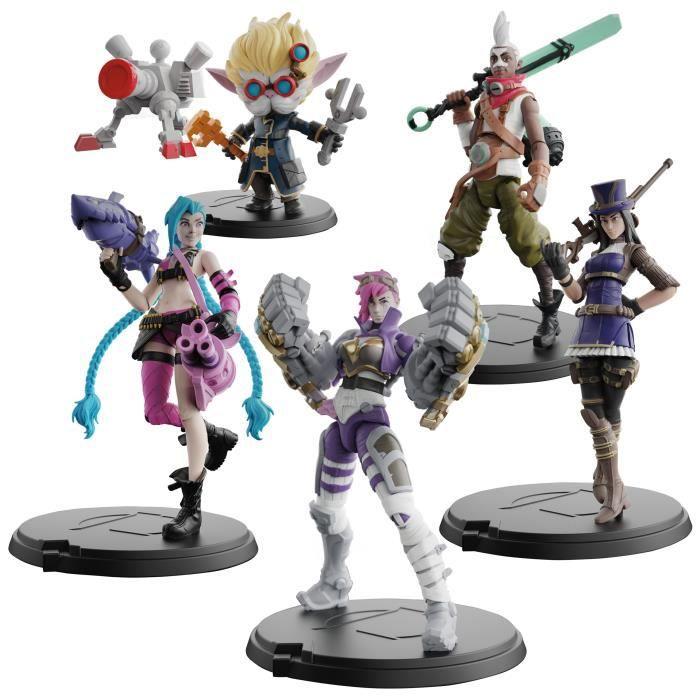Immagine prodotto Spin Master action figure di League of Legends (Vi, Caitlyn, Ekko, Heimerdinger e l'esclusiva Jinx)