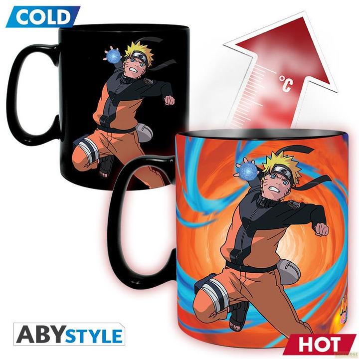 Produktbild ABYstyle Naruto Shippuden: Naruto vs. Sasuke - Thermo Effekt (460 ml, 1 x)