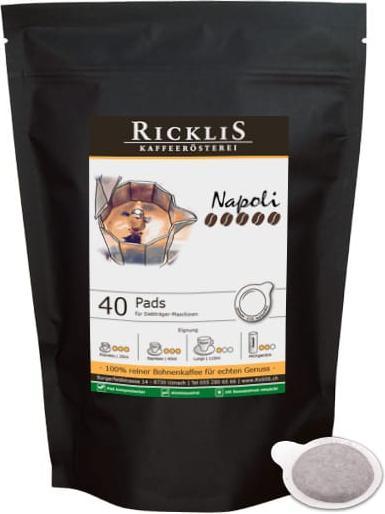 Immagine prodotto RickliS Kaffeerösterei Napoli (40 x Porta.)