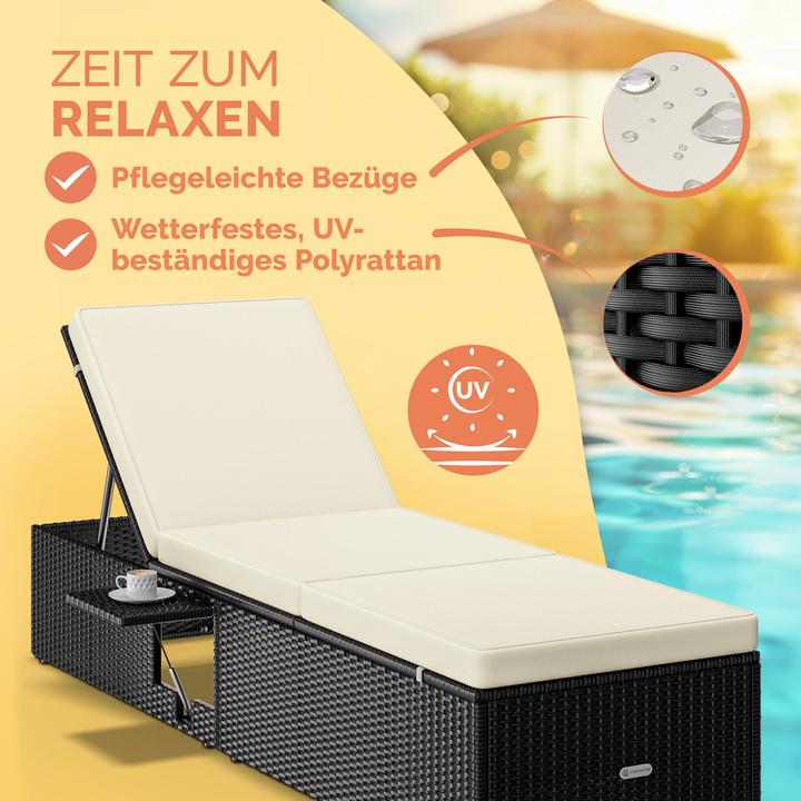 Produktbild Casaria Sonnenliege (200 cm)