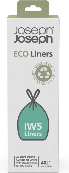 Produktbild Joseph Joseph IW4 40 L Eco Müllbeutel Recycelte Müllbeutel 20erPack Grau (20 x, 40 l)