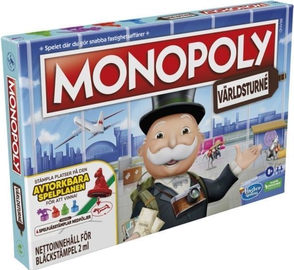 Productafbeelding Hasbro Gaming Monopoly Travel World Tour Monopoly Travel World Tour Bordspel Familie (Zweeds)