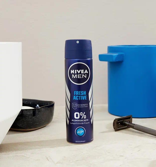 Produktbild NIVEA Deo Fresh Active Spray Male 150 ml (Spray, 150 ml)