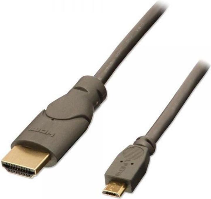 Actual product image Lindy MHL (Micro USB) — HDMI (Typ A) (0.50 m, HDMI, USB)