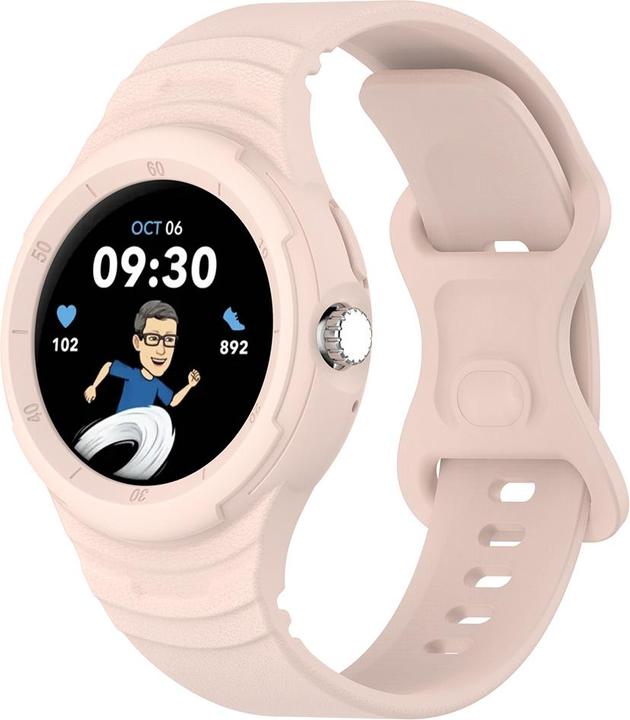 Actual product image Techsuit - Watchband (W066) - Google Pixel Watch / Watch 2 / Watch 3 41mm - Pink (Silicone, Watch 2)