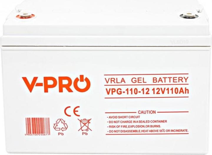 Produktbild Volt Polska AKUMULATOR GEL VPRO SOLAR 12V 110Ah (12 V, 110 Ah)