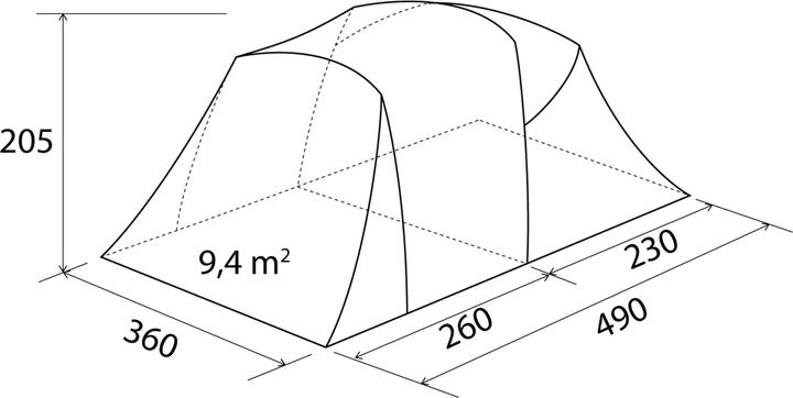 Produktbild Brunner Kalynda 5 (Tunnelzelt, 18 kg, 5 Personen)