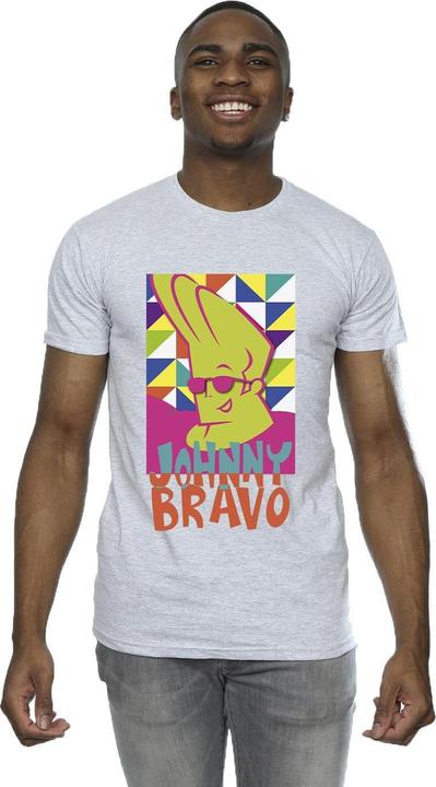 Image du produit Johnny Bravo - T-shirt MULTI TRIANGLES POP ART - Homme (M)