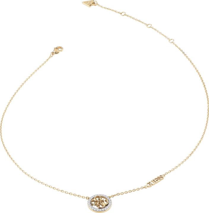 Produktbild Guess Life In 4G Charm Gold Plated Necklace JUBN02141JWYGT/U (Edelstahl, 40.5 cm)