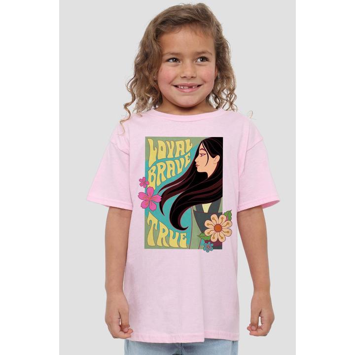Image du produit Mulan - T-shirt LOYAL BRAVE TRUE - Enfant (116)