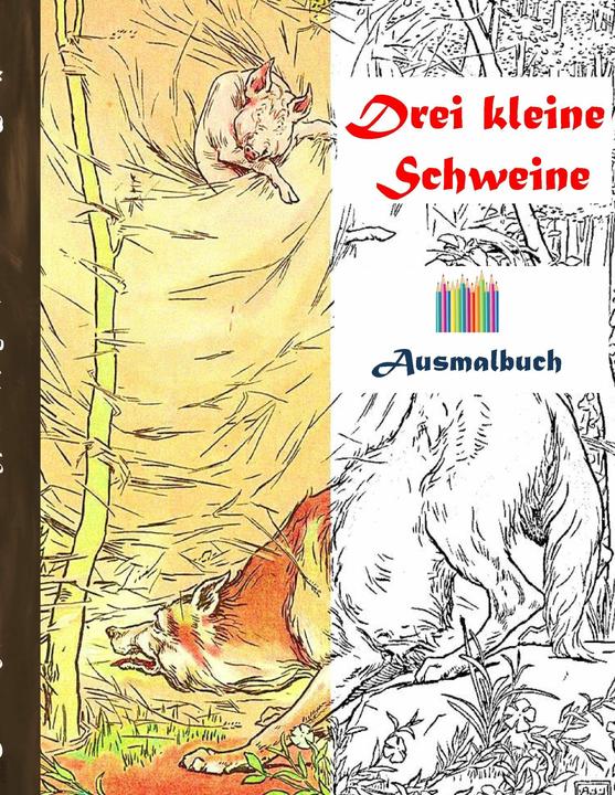 Immagine prodotto I tre porcellini (libro da colorare)