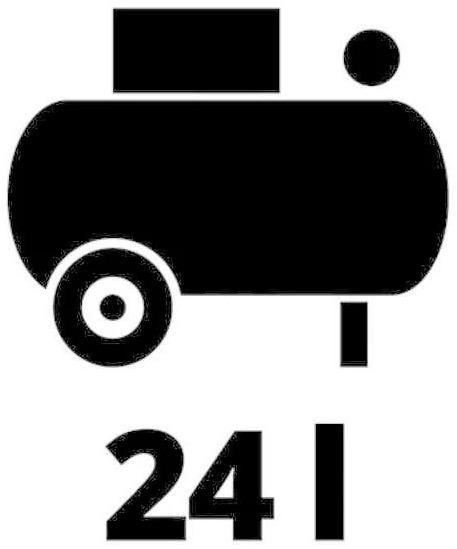 Actual product image Einhell Tc-Ac 190/24/8 (8 bar, 24 l)
