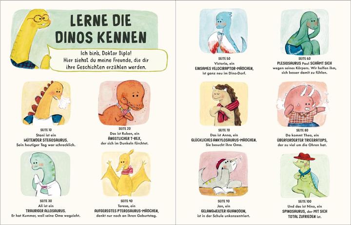 Actual product image Kleine Dinos - grosse Gefühle (German, Yiting Lee, Swapna Haddow, 2024)