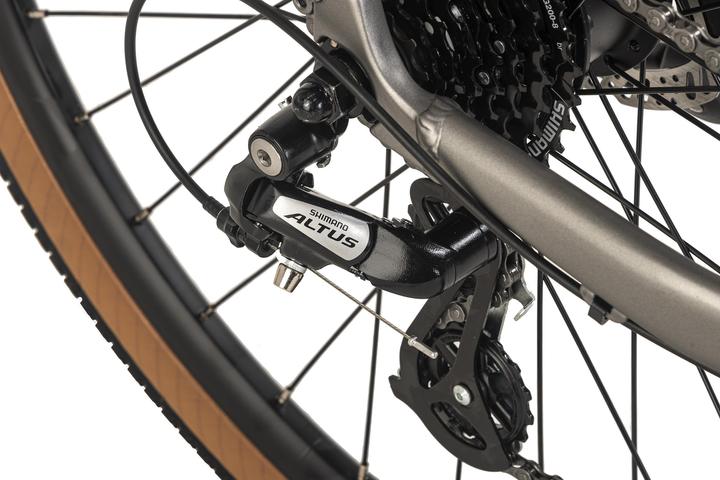 Produktbild Adore E-Citybike 28" Alu Urban Bike Stadtfahrrad UBR-770 Heckmotor 30NM / 10Ah Stahlgrau matt (52 cm)