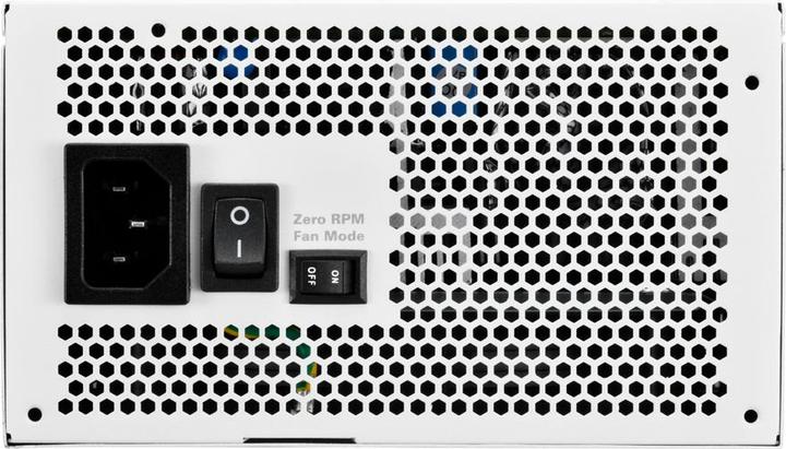 Actual product image Sharkoon Rebel P20 1200 White (white, 1x 12 pin high power connector, 4x PCIe, cable management, 1200 watts) (1200 W)