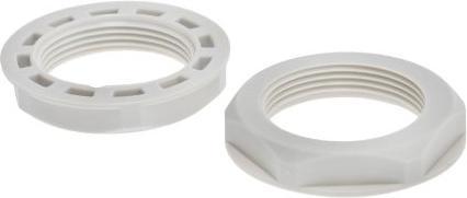 Actual product image Rs Pro M32 x 1.5 Grey locknut IP68 (M32)