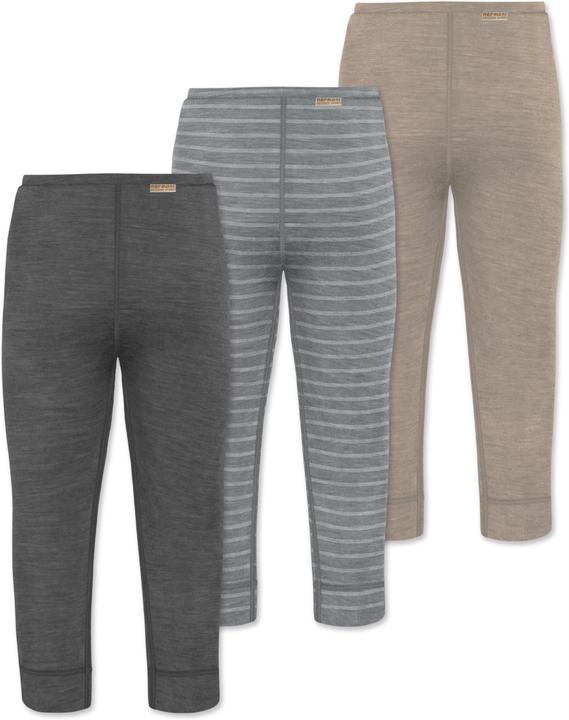 Produktbild Normani 3er Pack Baby Merino Hose Unterhose „Tihoi" - 9509 (56)