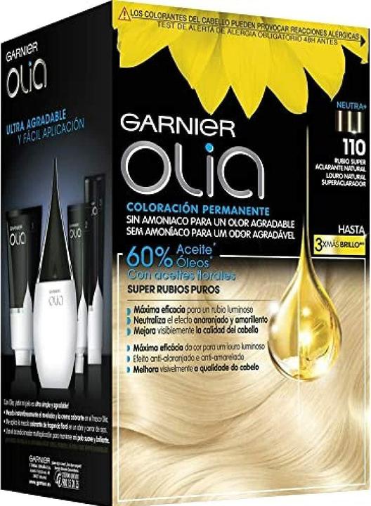 Produktbild Garnier OLIA coloración permanente #110 rubio super aclarante 4 pz (110 Super Blush Blonde)