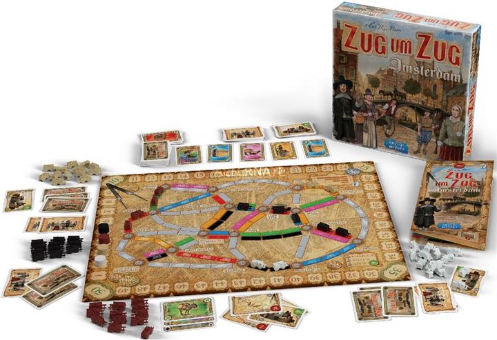 Produktbild Days of Wonder DOWD0021 - Amsterdam - Cities, Zug um Zug, 2-4 Spieler, ab 8 Jahren (DE-Ausgabe) (Deutsch)
