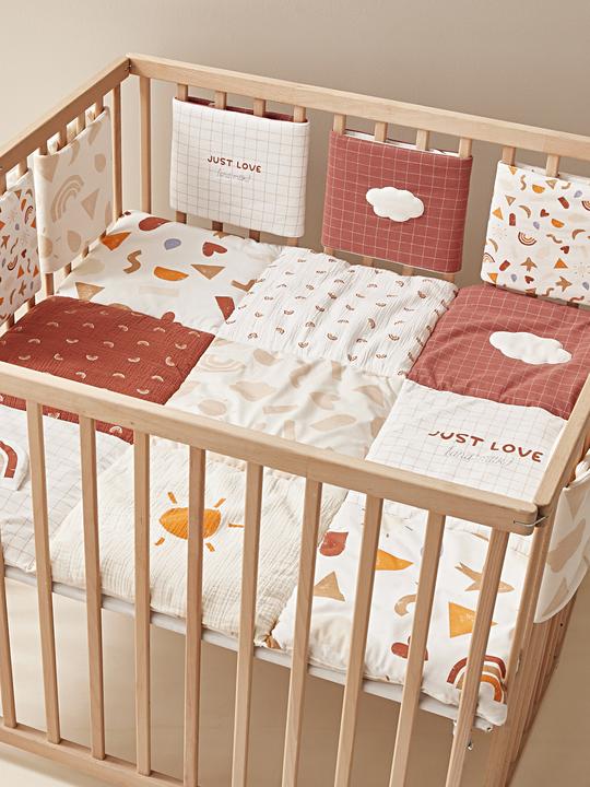 Produktbild Vertbaudet Baby Spieldecke/ Laufstalleinlage HAPPY SKY Bio-Baumwolle