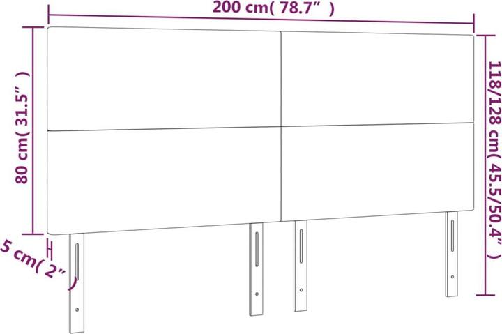 Produktbild VidaXL Conni (200 x 5 x 128 cm)
