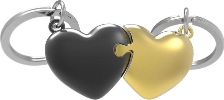 Produktbild MTM Gifts Schlüsselanhänger Heart Puzzle