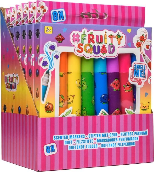 Canenco Feutres parfumés Fruitysquad 8-Pack (Multicolore, 8 x)