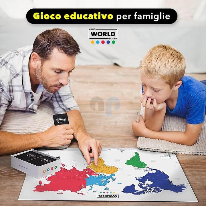 Actual product image The World Game Gioco di Carte Geografia (Italian)