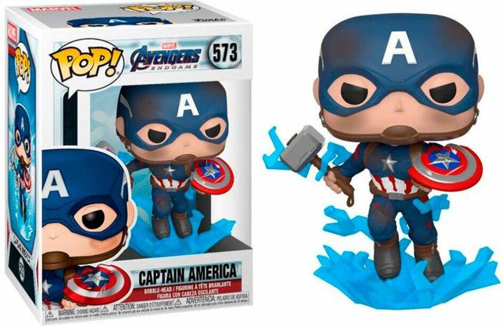 Immagine prodotto Funko POP! Avengers: Captain America with Broken Shield & Mjölnir