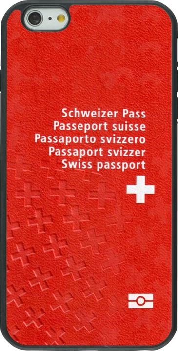 Produktbild PhoneLook Hülle Silikon schwarz Swiss Passport (Apple iPhone 6s Plus, Apple iPhone 6 Plus)