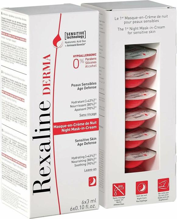 Rexaline Soothing mask for sensitive skin Derma Repair (Mask) 75 ml (18 ml)