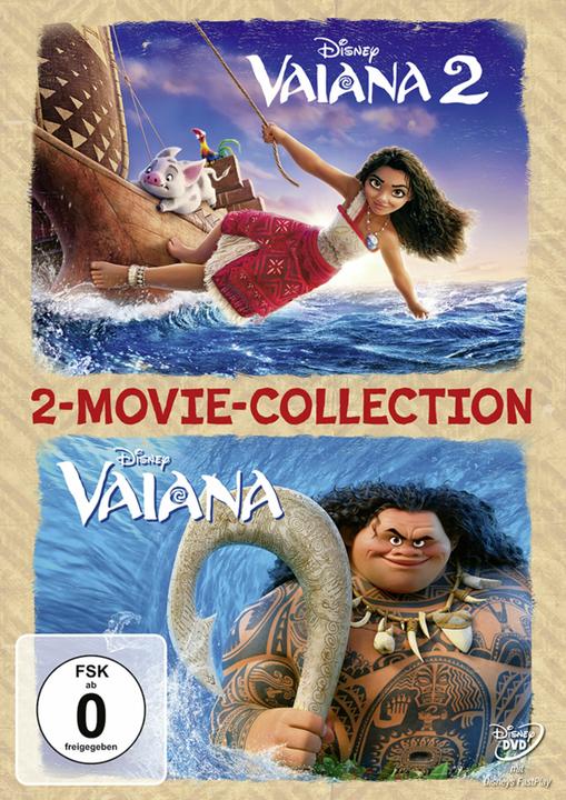 Produktbild Disney Interactive Studios Vaiana 1+2 (DVD, 2025, Deutsch, Englisch)