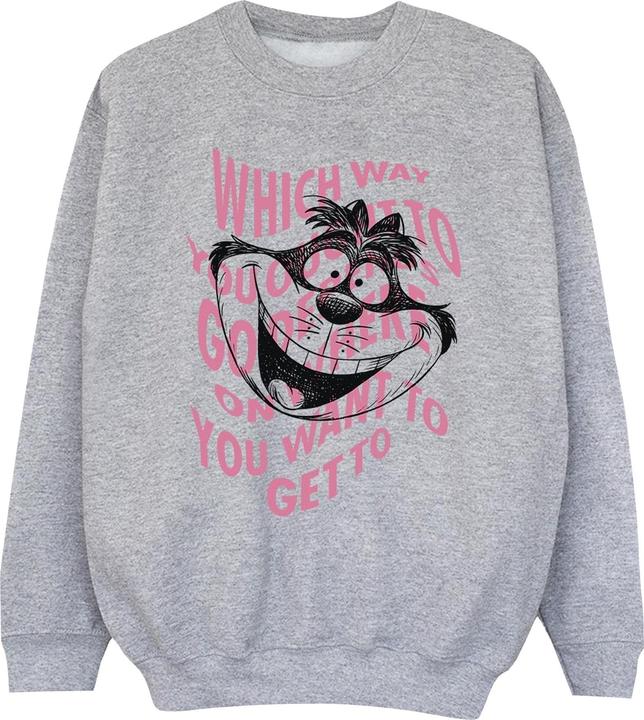 Produktbild Disney Mädchen Alice im Wunderland Chesire Katze Sweatshirt (140, 146)
