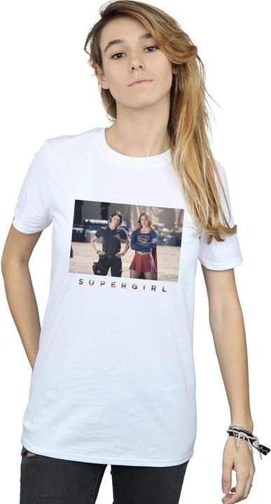 Immagine prodotto Supergirl TV Series Sisters Photograph Maglietta Ampia Donna (L)