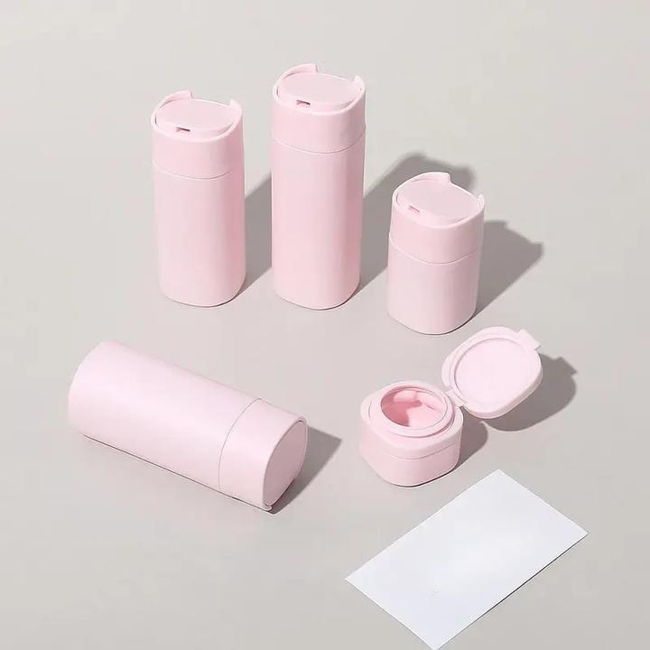 Image du produit Swissdetector Ensemble de bouteille cosmétique de luxe - Rose (Rembourrage supplémentaire)