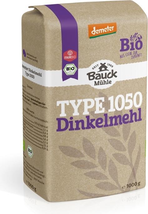 Bauckhof V! Dinkelmehl Typ 1050 DEMETER (1000 g)