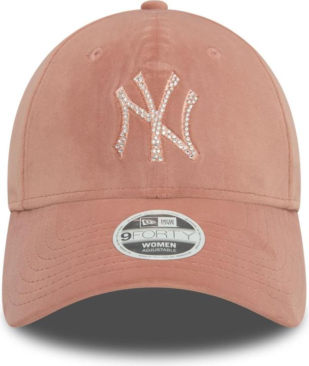 Produktbild New Era 9Forty Damen Cap - Velour Diamante Ny Yankees Rosa