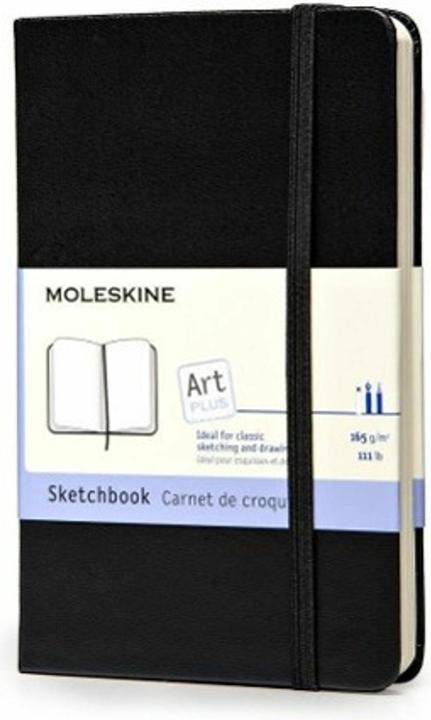 Actual product image Moleskine Sketchbook (A6, Plain, Hardcover)