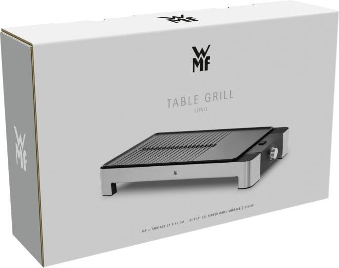 Produktbild WMF Tischgrill elektro Elekrogrill flach & gerippt Temperaturwahl Lono 2300W