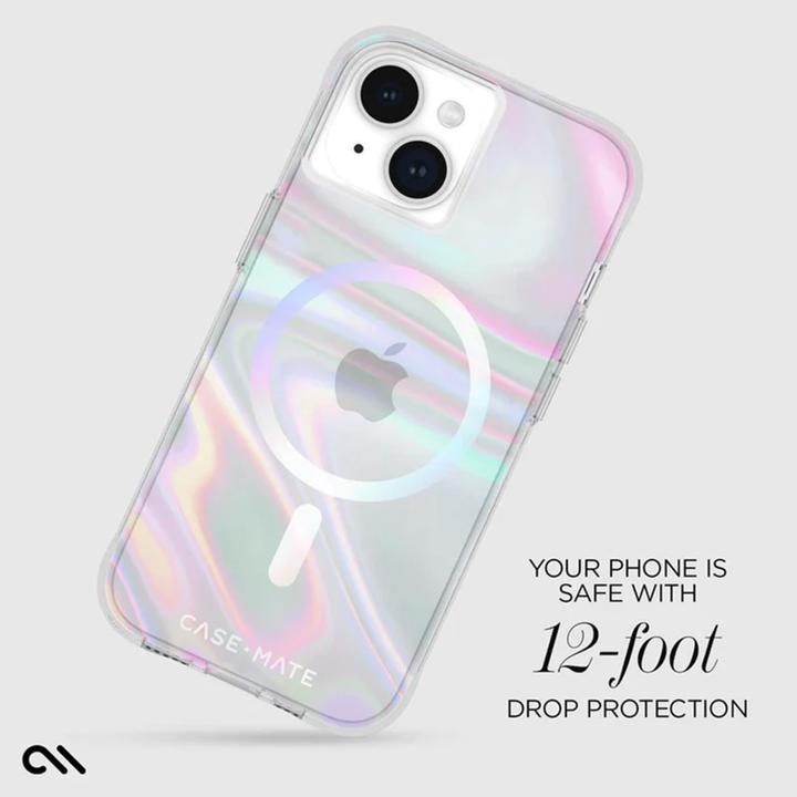 Produktbild Case-Mate Soap Bubble MagSafe - Etui iPhone 15 (Iridescent) (Apple iPhone 15)