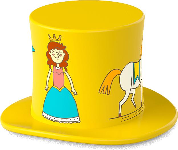 Actual product image TechniSat Hat fairy tale f.audio player TECHNIFANT Hü yellow
