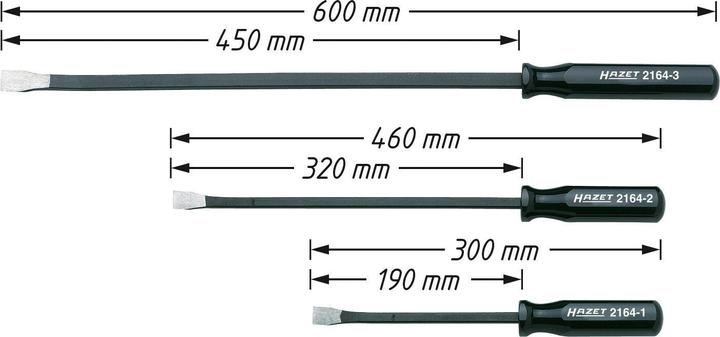 Actual product image HAZET Pry bar set 2164/3 ∙ Number of tools: 3