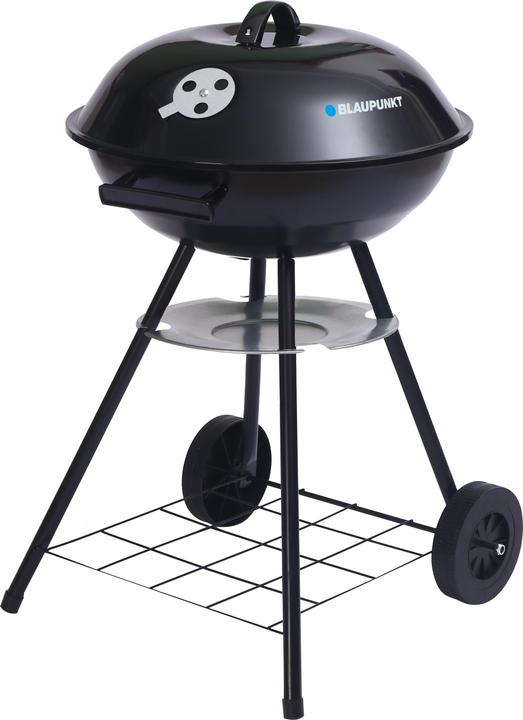 Blaupunkt Rundgrill mit Deckel und Thermometer GC401 schwarz (41 cm)