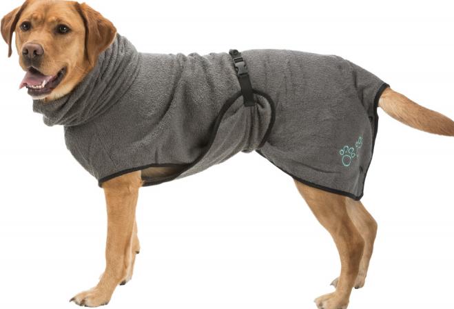 Immagine prodotto Trixie Accappatoio Frotee (M, Accappatoio per cani)