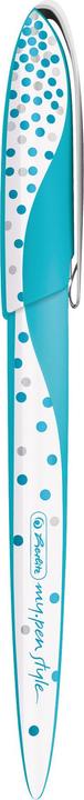 Actual product image Herlitz Fountain pen my.pen style Nicewriter Frozen Glam 1 piece (Blue, White, 1 x)